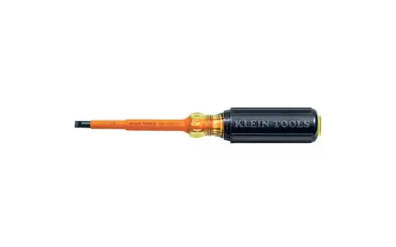 602-4-INS   EA 4 IN ROUND SCREWDRIVER 1/4 INSU KLEIN TOOLS