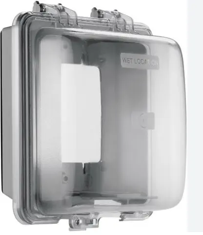WIU-2  Extra - Duty Cover Box Wthr 2 Gang Clear