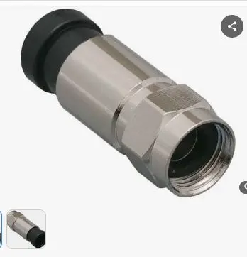 F-56CMP BK  F TYPR COMPRESSION CONNECTOR