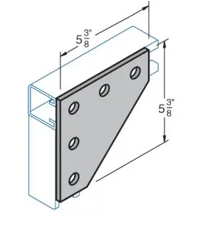 F-221  FLAT CORNER CONNECTOR