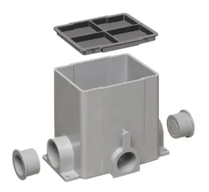 FLBC8500  FLOOR BOX GANGABLE  1G . KIT Gangable Concrete Floor Box