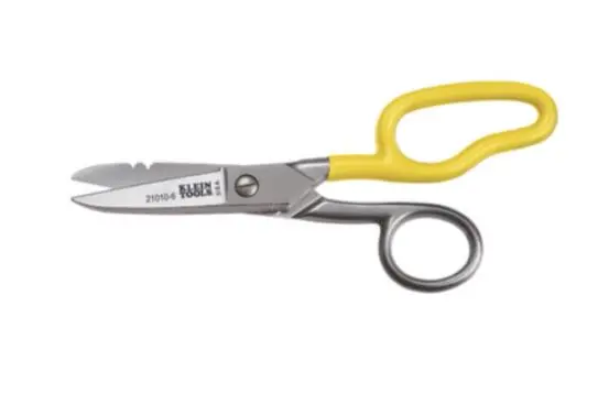 21010-6-SEN  Free-Fall Snip, Scraper, File, Serrated Blades KLEIN 