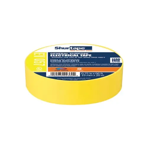 EV057YLW 200788 GENERAL PURPOSE TAPE  [ YELLOW ]