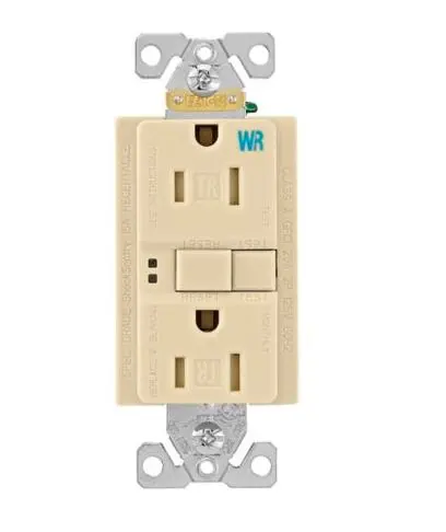 TWRSGF15V  GFCI  TR WEATERPROOF R ST 15A IVORY