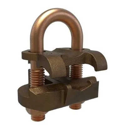 C106  HD GROUND  CONNECTOR  PIPE 3/8 TO 500-300 Ilsco GPL-7 300-500mcm Bronze Connector