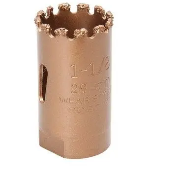 725-1-1/8    1-1/8" Carbide Grit Hole Saw 1-1/8" Carbide Grit Hole Saw 1-1/8" Carbide Grit Hole Saw 