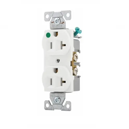 8300W-BOX HOSP GRADE 20A SUPLEX WHITE EATON