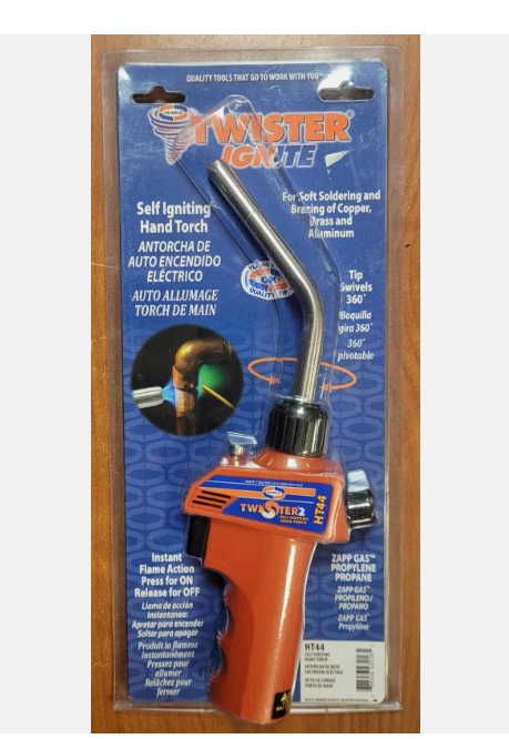 HT44 TWISTER2 SELF IGNITING HAND TORCH