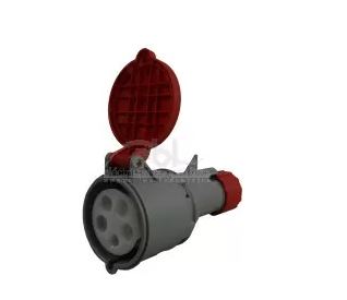 125 EB720246  IND RECEPTACLE  32A  380-415V 3P+N+E PALAZZOLI