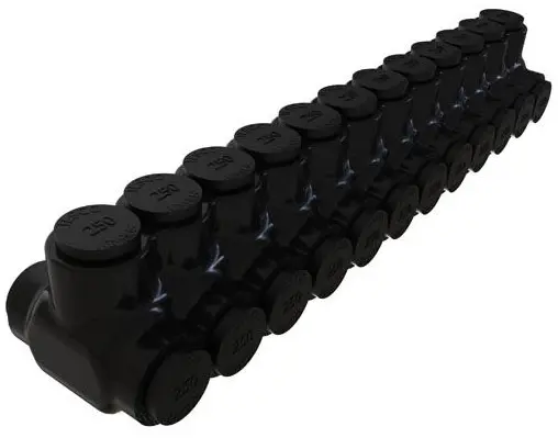 LICD2/0-11 USAD2/0-11  INSULATED POWER DISTRIBUTION  DUAL  2/0  11PORT