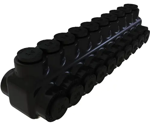 LICD2/0-9 USAD2/0-9  INSULATED POWER DISTRIBUTION  DUAL  2/0  9PORT