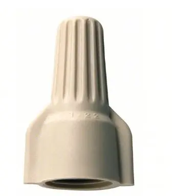 [WT41-1] WT41-1  Ideal Wingtwist Wire Connector Tan Box 100