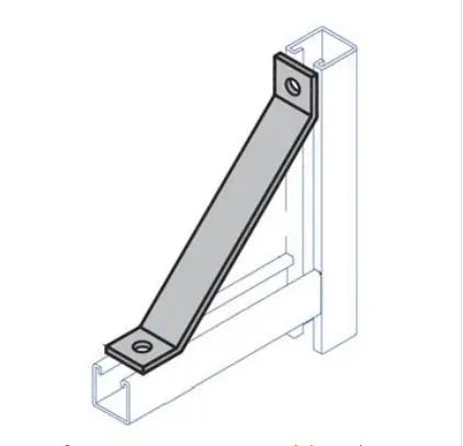 B-603-1   KNEE BRACE 16-5/8'' X 13-5/8'' Haydon B-603-1-16-5/8" -EG B-603-1 16-5/8" Eg 16-5/8" Knee Brace Fitting Electro-Galvanized