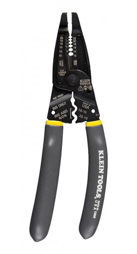 1009  Klein-Kurve Long-Nose Wire Stripper, Wire Cutter, Crimping Tool