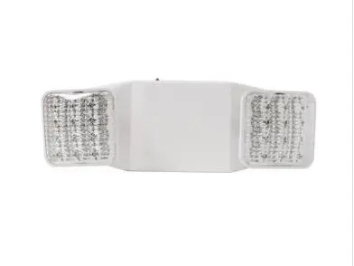 EMERGENCY REGULAR  EML-2HSQW 108291 EMERGENCY LIGHT LED 2 SQUARE HEADS WHITE BATTERY BACKUP 