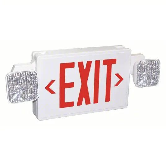 EXIT COMBO ARLECE2RW ECL120UNVWHS2  LED EXIT & EMERGENCY COMBO EXIT COMBO LIGHT