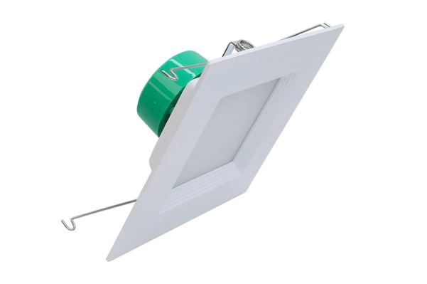 SDL6-BF-MCT5  LED SQUARE TRIMS 6" 27,30,35,40,5000K-15W  120V  1073-1200LM  