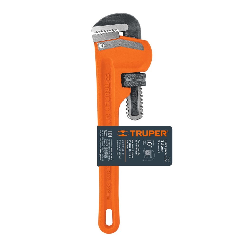 15836  LIAVE PARA TUBO 10'' (STILSON) 15836