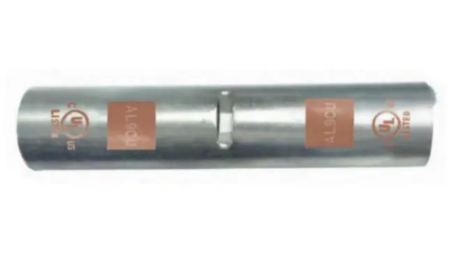 93236  600 MCM Black Aluminum Long Barrel Compression Splice