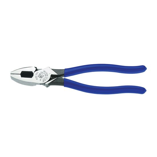  KLEIN   9 -3/8'' in Linemans Plier High Leverage w/ Fish Tape Puller , Steel