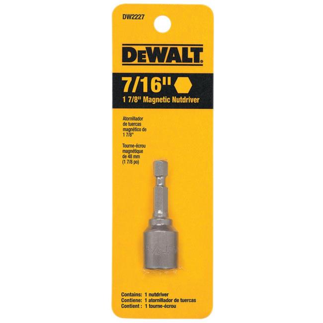 DW2227   MAGNETIC NUT DRIVER 7/16''