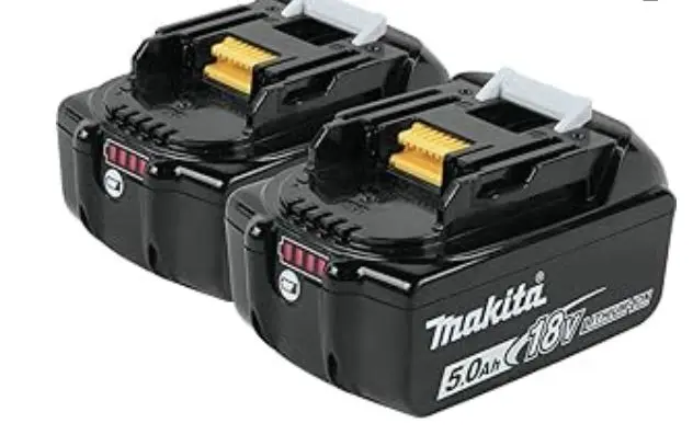 BL1850B-2  MAKITA BATTERY 18V 5.0HA BL  18V LXT Lithium-Ion 5.0Ah Battery, 2/pk, Black