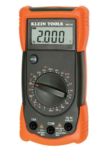 MM100   Manual Ranging Multimeter  KLEIN
