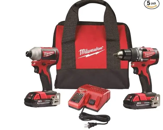 2892-22CT  MILWAUKEE M18 COMPACT BRUSHLESS  M18 Compact Brushless 2-Tool Combo Kit, Drill Driver/Impact Driver