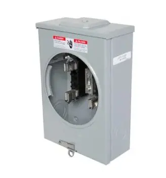 UAT111-XGF    Siemens  135A 4-Jaw Ringless Meter Socket, 1 Position, No Bypass, Overhead/Underground