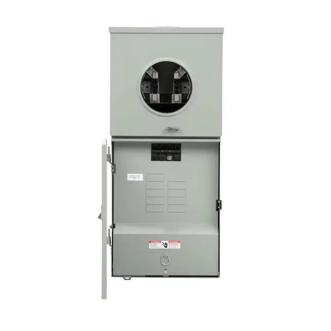 [MC0816B115RCT2 MC0816B1150RCT] MC0816B115RCT2 MC0816B1150RCT SIEMENS LOW VOLTAGE METER LOAD CENTER COMBINATION. FACTORY INSTALLED MAIN BREAKER, 8 (1 INCH) SPACES INTERIOR ALLOWING MAX 16 CIRCUITS. 4-JAW METER / 1-PHASE SYSTEM RATED 150A. SPECIAL FEATURES: OH/UG FEED, RINGLESS TYPE COVER, FEED THRU LUGS