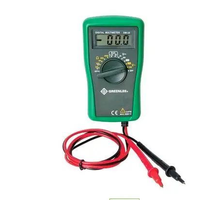 DM-25   6 FUNCTIONS   Manual Ranging Digital Multimeter, 600V (DM-25) Manual Ranging Digital Multimeter, 600V (DM-25) GREENLEE