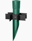 MP17VG Mighty Post 17" PVC Mounting Post Green RAB