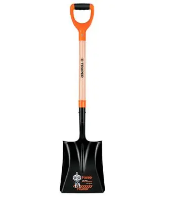 17161   Y-hdl Square Point Shovel - Promo  PALA CUADRADA MANGO CORTO MADERA 