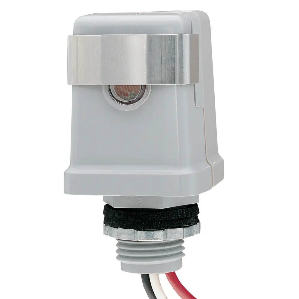 K4141C Intermatic Outdoor Photocell Dusk-to-Dawn Light Sensor 120V 3000W Stem Mount.