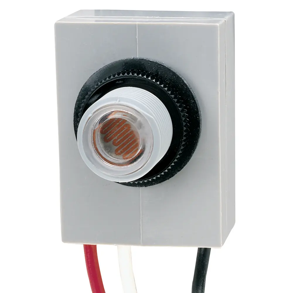 K4023C Intermatic Fixed Position Photocontrol Dusk-to-Dawn Light Sensor 208-277V 15A.