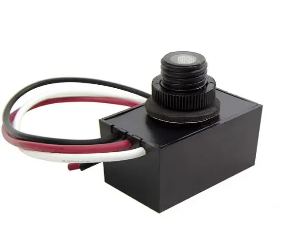 30850 PHOTOCELL MULBERRY 120V Automatic Dusk to Dawn Photocell Photo Control Light Sensor Switch for Hardwire Outdoor