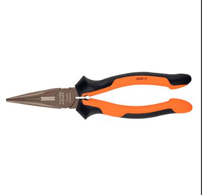 17336  8'' Long Nose Pliers  Insulated 1000V PINZA 