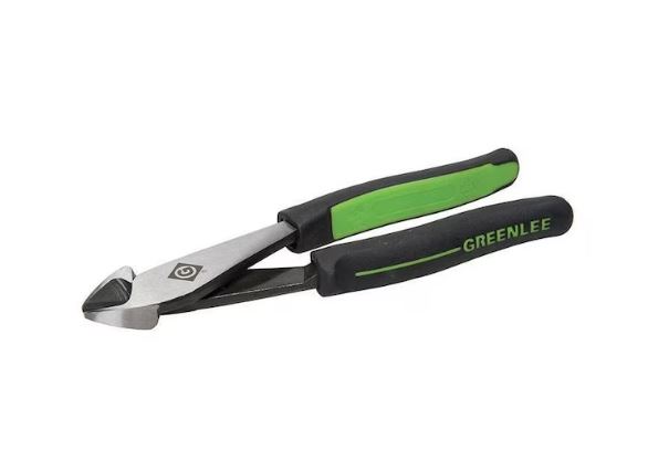 0251-08M  PLIERS DIAGONAL 8'' MOLDED-POP GREENLEE