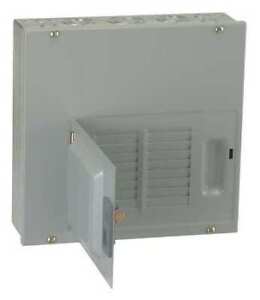 MLM812RCU  LOAD CENTER 125 Amp 8-Space 16-Circuit OUTDOOR Main Lug Circuit Breaker Panel GE residential electrical products is switching to ABB Indoor NEMA 1 enclosure (flush) Main lugs are factory installed; convertible to main breaker