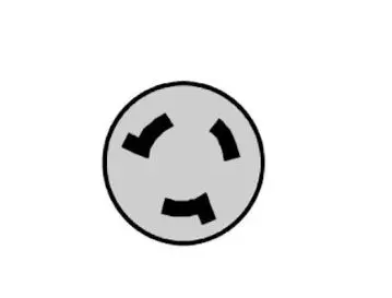 U050N  MW PWR INLET 50A 1PH N3R G9 STEEL CS6375  50A 120/240V Unmetered Power Inlet,  Receptacle, NEMA-3R, Galvanized Steel