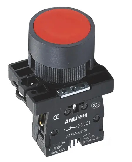 EB20310   PUSH  PLASTICO RED 22MM BUTTON