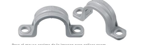 CS35   2'' PVC COATED 2 HOLE STRAP 2'