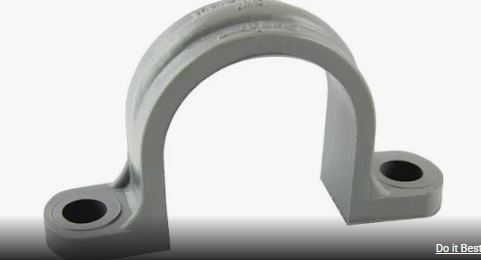 CS50  3-12/'' PVC COATED 2 HOLE STRAP 3-1/2