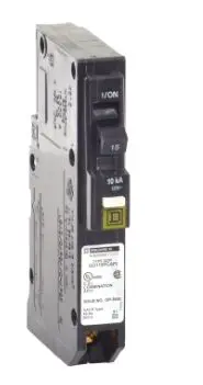 QO115PCAFI   BREAKER SQD Mini circuit breaker, QO, 15A, 1 pole, 120VAC, 10kA, plug in, combo ARC fault, plug on neutral [TAA]