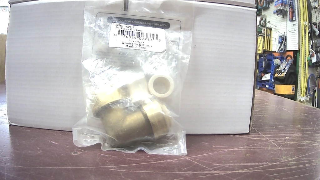 422016   QUICK CONNECTOR ELBOW 3/4''