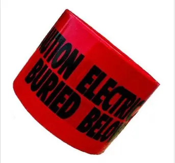 69008  RED UNDERGROUND TAPE 3'' X 300'