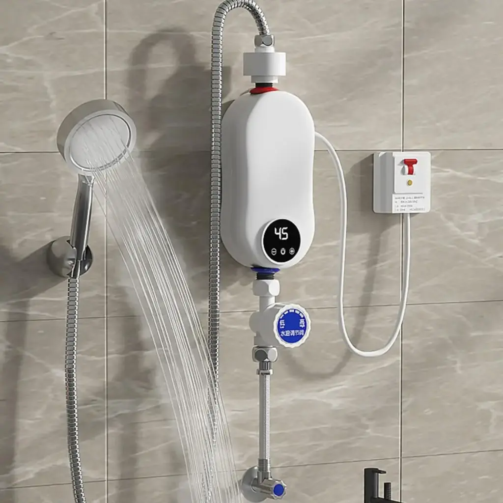 Electric Shower Head 110V with 4 Temperature Settings