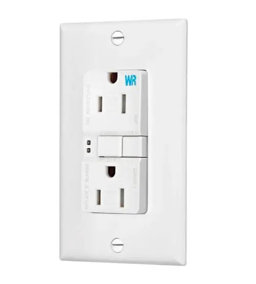 TWRSGF15W  Rcpt Dplx Gfci Twr St 15Amp White Eaton - Circuit Breakers