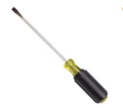 605-4 SCREWDRIVER 1/4'' X 1'' KLEIN