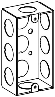 HSB-1-50   SHALLOW BOX 1-1/2'' DEEP ORBIT